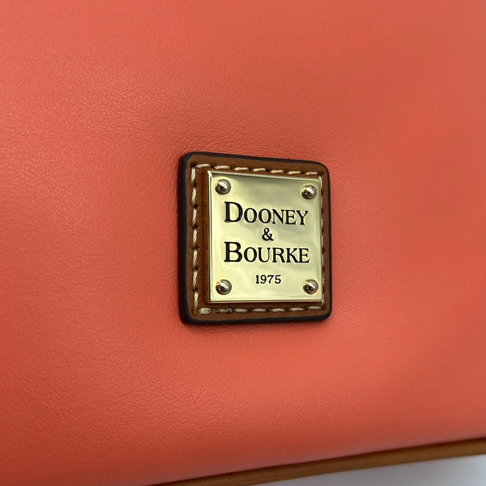 Dooney & Bourke Wexford Leather Small Hobo Coral